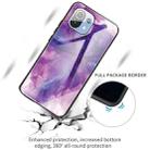 For Xiaomi Mi 11 Abstract Marble Pattern Glass Protective Case(Abstract Purple) - 2