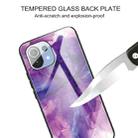 For Xiaomi Mi 11 Abstract Marble Pattern Glass Protective Case(Abstract Purple) - 3