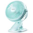 KONKA KF-08U100 5V USB Electric Fan 360-degree Adjustable Two-speed Clip-on / Desktop / Wall-mounted Dormitory Fan(Green) - 1