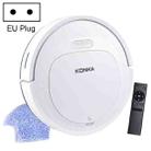 KONKA KC-V88(WJ) 18.5W Low-noise Household Intelligent Remote Control Automatic Cleaning Sweeping Robot, Suction: 1800pa, EU Plug(White) - 1