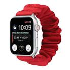 Butterfly Pattern Hair Ring Cloth Watch Band For Apple Watch Ultra 49mm / Series 8&7 45mm / SE 2&6&SE&5&4 44mm / 3&2&1 42mm(B) - 1