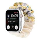 Butterfly Pattern Hair Ring Cloth Watch Band For Apple Watch Ultra 49mm / Series 8&7 45mm / SE 2&6&SE&5&4 44mm / 3&2&1 42mm(K) - 1