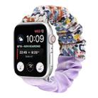 Butterfly Pattern Hair Ring Cloth Watch Band For Apple Watch Ultra 49mm / Series 8&7 45mm / SE 2&6&SE&5&4 44mm / 3&2&1 42mm(R) - 1