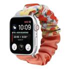 Butterfly Pattern Hair Ring Cloth Watch Band For Apple Watch Series 9&8&7 41mm / SE 3&SE 2&6&SE&5&4 40mm / 3&2&1 38mm(O) - 1