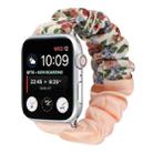 Butterfly Pattern Hair Ring Cloth Watch Band For Apple Watch Series 9&8&7 41mm / SE 3&SE 2&6&SE&5&4 40mm / 3&2&1 38mm(S) - 1