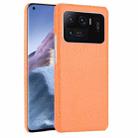 For Xiaomi Mi 11 Ultra Shockproof Crocodile Texture PC + PU Case(Orange) - 1