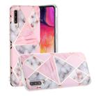 For Galaxy A70 Hot Stamping Geometric Marble IMD Craft TPU Protective Case(Rhombus) - 1