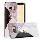 For Galaxy S8 Hot Stamping Geometric Marble IMD Craft TPU Protective Case(Pineapple) - 1