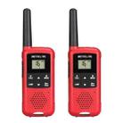 1 Pair RETEVIS RT649B 0.5W EU Frequency 446.00625-446.19375MHz 16CHS Two Way Radio Handheld Walkie Talkie, EU Plug(Red) - 1