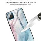 For Samsung Galaxy F62 / M62 Abstract Marble Pattern Glass Protective Case(Abstract Gray) - 3