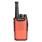 RETEVIS RT67 2W 16CHS FRS License-free Two Way Radio Mini Handheld Walkie Talkie, US Plug(Black Red) - 1
