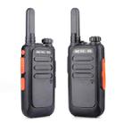 1 Pair RETEVIS RT69 2W 16CHS FRS License-free Two Way Radio Handheld Walkie Talkie, US Plug(Black) - 1