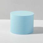 7.6 x 6cm Cylinder Geometric Cube Solid Color Photography Photo Background Table Shooting Foam Props (Light Blue) - 1
