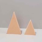 2 x Triangles Combo Kits Geometric Cube Solid Color Photography Photo Background Table Shooting Foam Props(Flesh Color) - 1