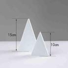 2 x Triangles Combo Kits Geometric Cube Solid Color Photography Photo Background Table Shooting Foam Props(White) - 2