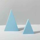 2 x Triangles Combo Kits Geometric Cube Solid Color Photography Photo Background Table Shooting Foam Props (Light Blue) - 1