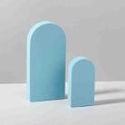 2 x Door Combo Kits Geometric Cube Solid Color Photography Photo Background Table Shooting Foam Props (Light Blue) - 1