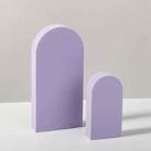 2 x Door Combo Kits Geometric Cube Solid Color Photography Photo Background Table Shooting Foam Props (Purple) - 1