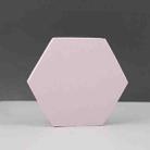 18 x 2cm Hexagon Geometric Cube Solid Color Photography Photo Background Table Shooting Foam Props (Pink) - 1
