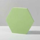 18 x 2cm Hexagon Geometric Cube Solid Color Photography Photo Background Table Shooting Foam Props (Green) - 1