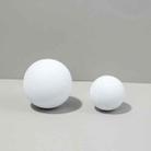 7cm Round Ball + 5cm Round Ball Geometric Cube Solid Color Photography Photo Background Table Shooting Foam Props(White) - 1