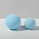 7cm Round Ball + 5cm Round Ball Geometric Cube Solid Color Photography Photo Background Table Shooting Foam Props (Light Blue) - 1