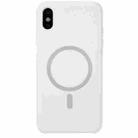 Nano Silicone Full Coverage Shockproof Magsafe Case For iPhone X / XS(White) - 1