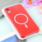 For iPhone XR Nano Silicone Full Coverage Shockproof Magsafe Case(Red) - 6