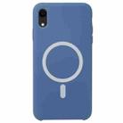 Nano Silicone Full Coverage Shockproof Magsafe Case For iPhone XR(Blue) - 1