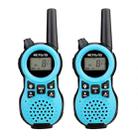 1 Pair RETEVIS RT38 US Frequency 22CHS FRS License-free Children Handheld Walkie Talkie(Blue) - 1