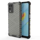 For OPPO A54 4G Shockproof Honeycomb PC + TPU Case(Black) - 1