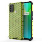 For OPPO Realme 7i Shockproof Honeycomb PC + TPU Case(Green) - 1