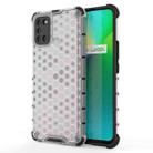 For OPPO Realme 7i Shockproof Honeycomb PC + TPU Case(White) - 1