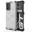 For OPPO Realme GT 5G Shockproof Honeycomb PC + TPU Case(White) - 1