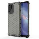 For OPPO Reno5 Z 5G Shockproof Honeycomb PC + TPU Case(Black) - 1