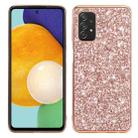 For Xiaomi Redmi Note 10 Pro Max Glitter Powder Shockproof TPU Protective Case(Rose Gold) - 1