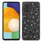 For Xiaomi Redmi Note 10 Pro Max Glitter Powder Shockproof TPU Protective Case(Black) - 1