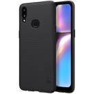 For Galaxy A10s NILLKIN Frosted Concave-convex Texture PC Case(Black) - 1