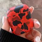 Camouflage Series Earphone Protective Case For AirPods 1 / 2(Red) - 1