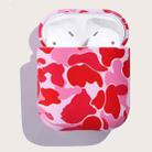 Camouflage Series Earphone Protective Case For AirPods 1 / 2(Pink) - 1