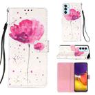 For Samsung Galaxy A82 5G 3D Painting Horizontal Flip Leather Case with Holder & Card Slot & Wallet & Lanyard(Flower) - 1