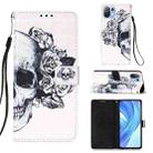 For Xiaomi Mi 11 Lite 3D Painting Horizontal Flip Leather Case with Holder & Card Slot & Wallet & Lanyard(Skull) - 1