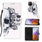 For Xiaomi Mi 11 Pro 3D Painting Horizontal Flip Leather Case with Holder & Card Slot & Wallet & Lanyard(Skull) - 1