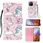 For Xiaomi Mi 11 Pro 3D Painting Horizontal Flip Leather Case with Holder & Card Slot & Wallet & Lanyard(Pink Pony) - 1