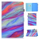 For iPad 10.2 2021 / 2020 / 2019 Colored Drawing Horizontal Flip Leather Case with Holder & Card Slots & Pen Slot & Sleep / Wake-up Function(Colorful Marble) - 1