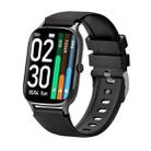 F37 1.69 inch TFT Screen IP67 Waterproof Smart Watch, Support Body Temperature Monitoring / Heart Rate Monitoring / Blood Pressure Monitoring(Black) - 1