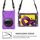 Shockproof Colorful Silicone + PC Protective Case with Holder & Shoulder Strap & Hand Strap For iPad Mini 4 / Mini (2019)(Purple) - 3