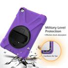 Shockproof Colorful Silicone + PC Protective Case with Holder & Shoulder Strap & Hand Strap For iPad Mini 4 / Mini (2019)(Purple) - 6