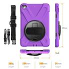 Shockproof Colorful Silicone + PC Protective Case with Holder & Shoulder Strap & Hand Strap For iPad Mini 4 / Mini (2019)(Purple) - 8