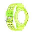 For Huawei Watch GT 2 46mm Silicone Integrated Translucent Watch Band (Lime Green) - 1